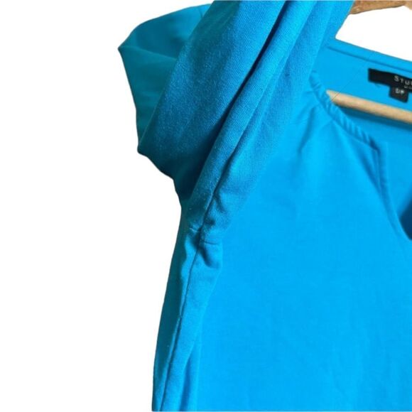 3 for $30! Studio by Liz Claiborne blue top - Picture 3 of 7